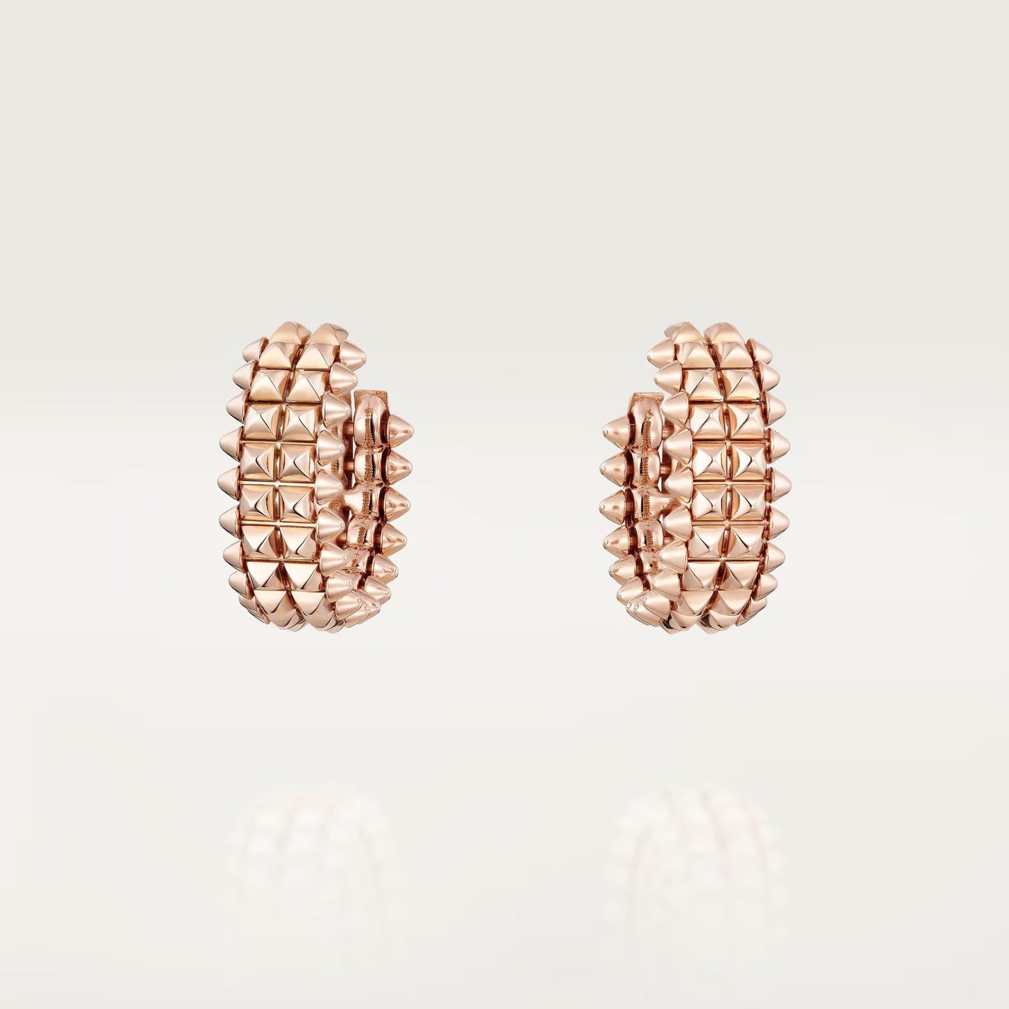 [Stars Jewelry]CLASH 9.2MM DOUBLE ROW EARRINGS