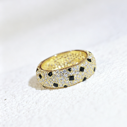 [Stars Jewelry]PANTHERE SPOTTED FULL DIAMOND RING
