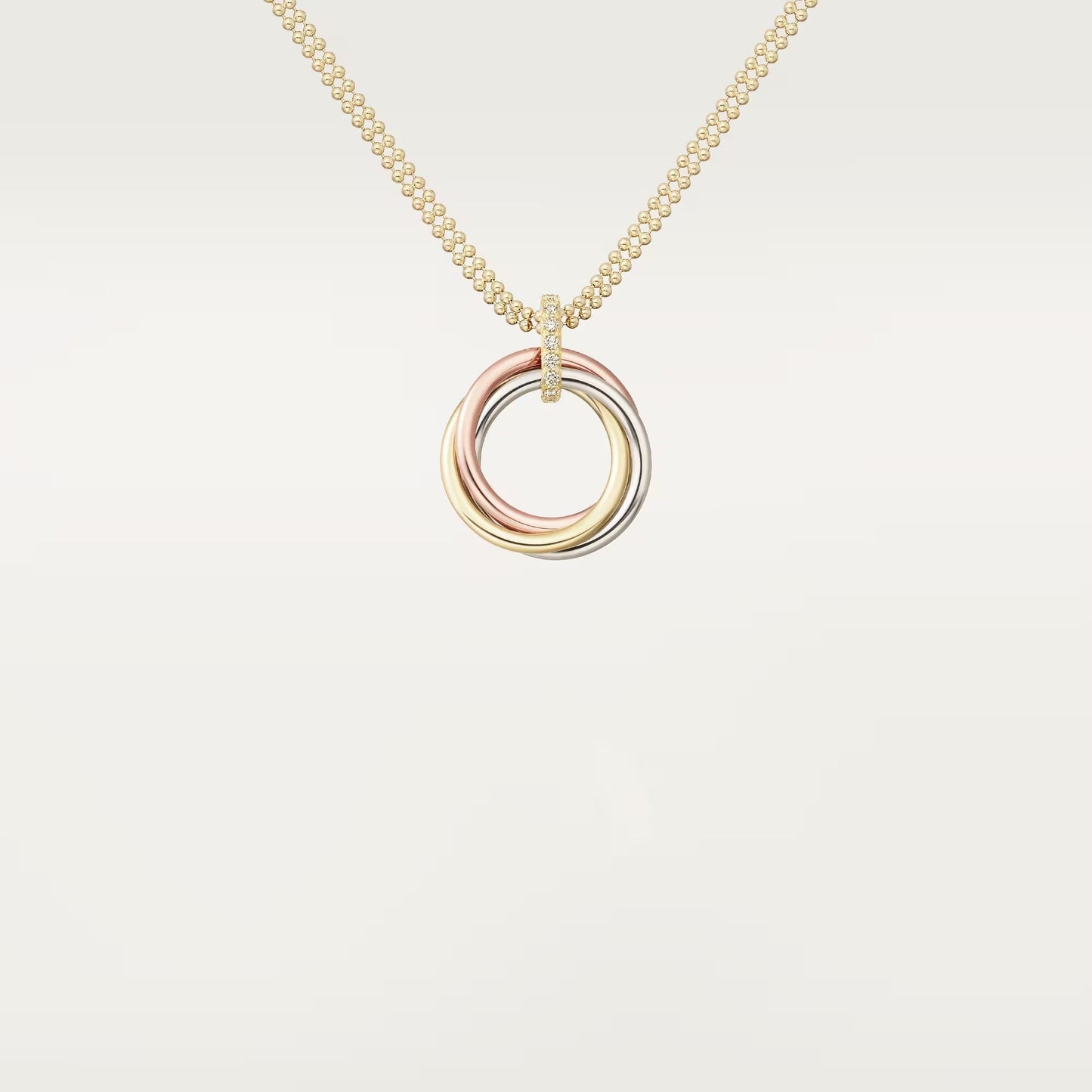 [Stars Jewelry]TRINITY MEDIUM  DIAMONDS NECKLACE