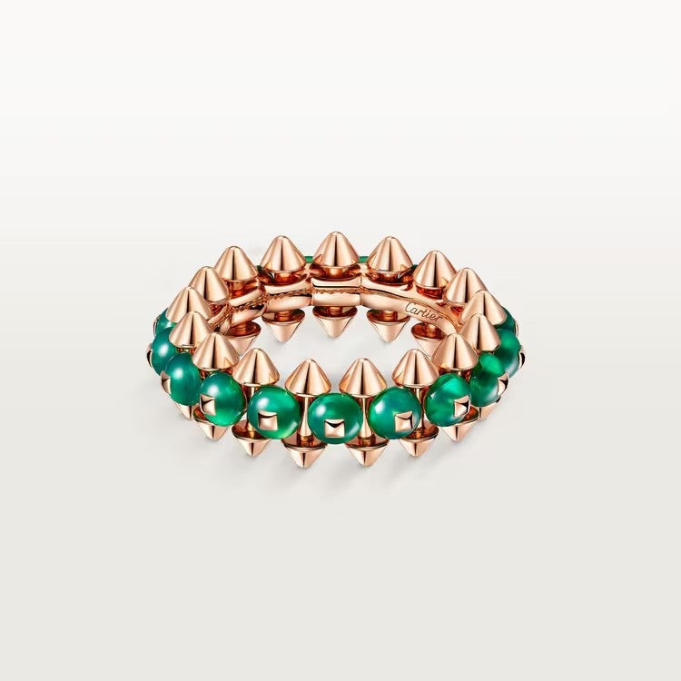 [Stars Jewelry]CLASH 7.9MM AGATE CHALCEDONY RING