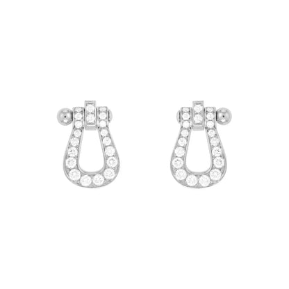 [Stars Jewelry]FORCE 10 FULL DIAMOND STUD EARRINGS MINI MODEL
