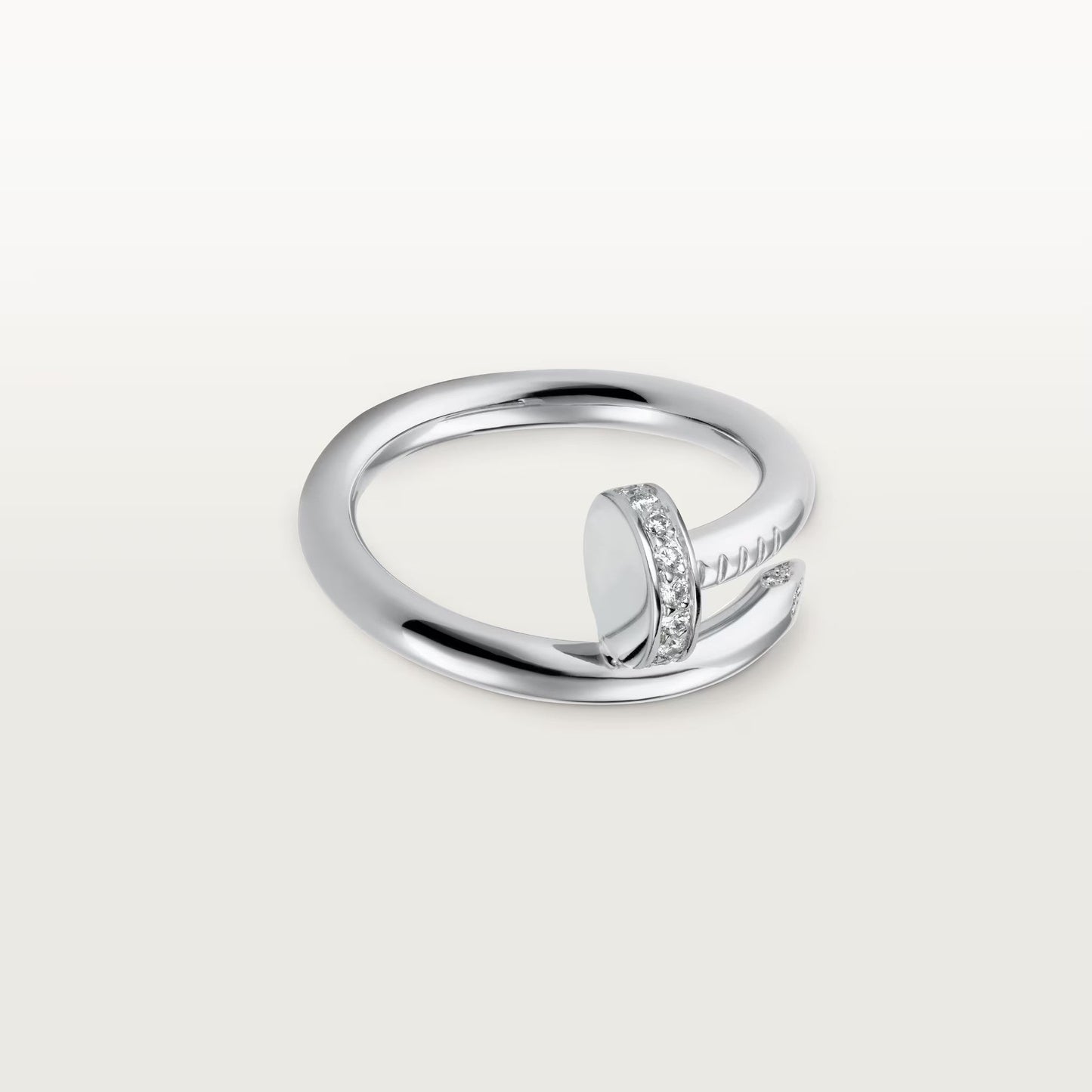 [Stars Jewelry]JUSTE RING 2.6MM HALF DIAMOND