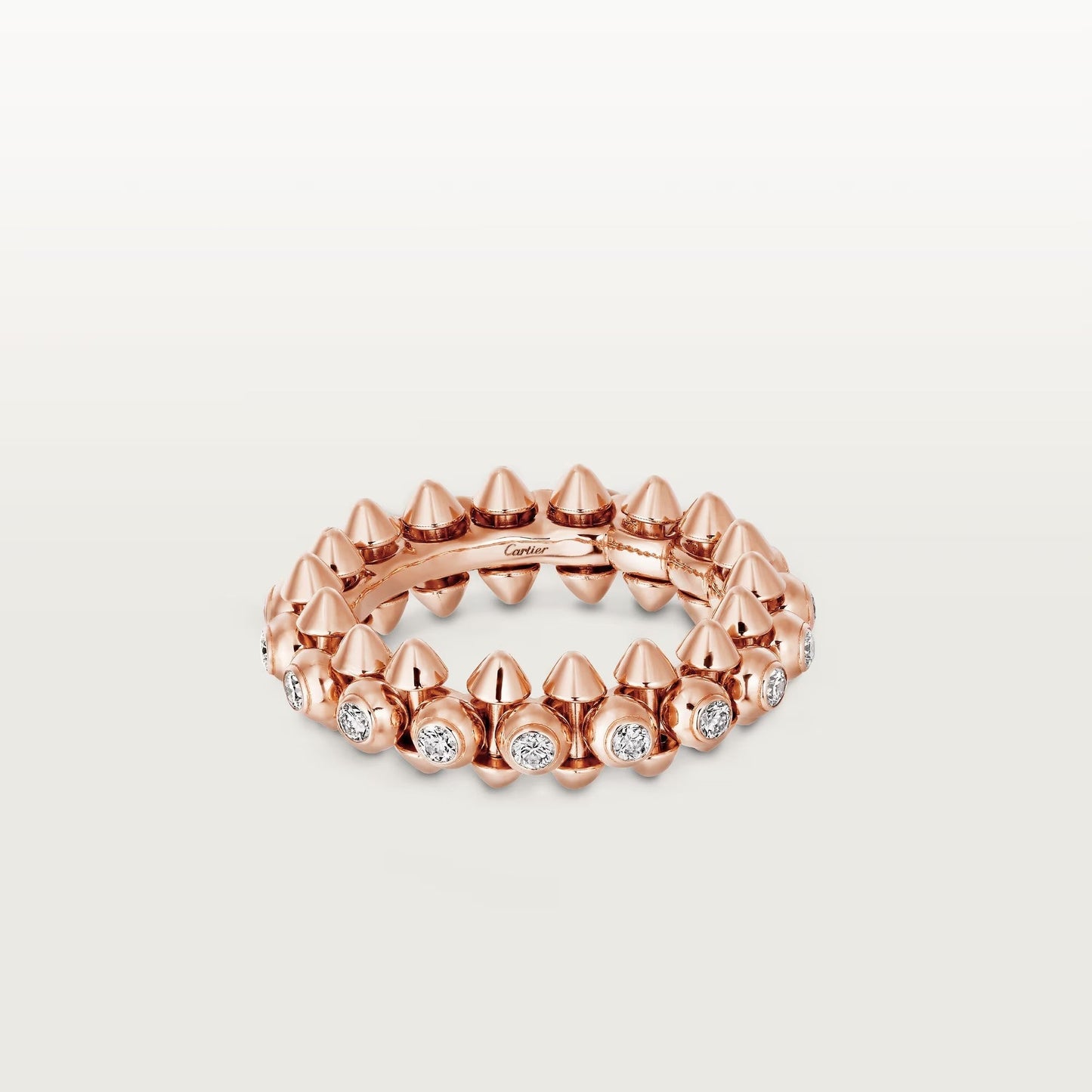 [Stars Jewelry]CLASH 6.8MM DIAMOND MEDIUM RING
