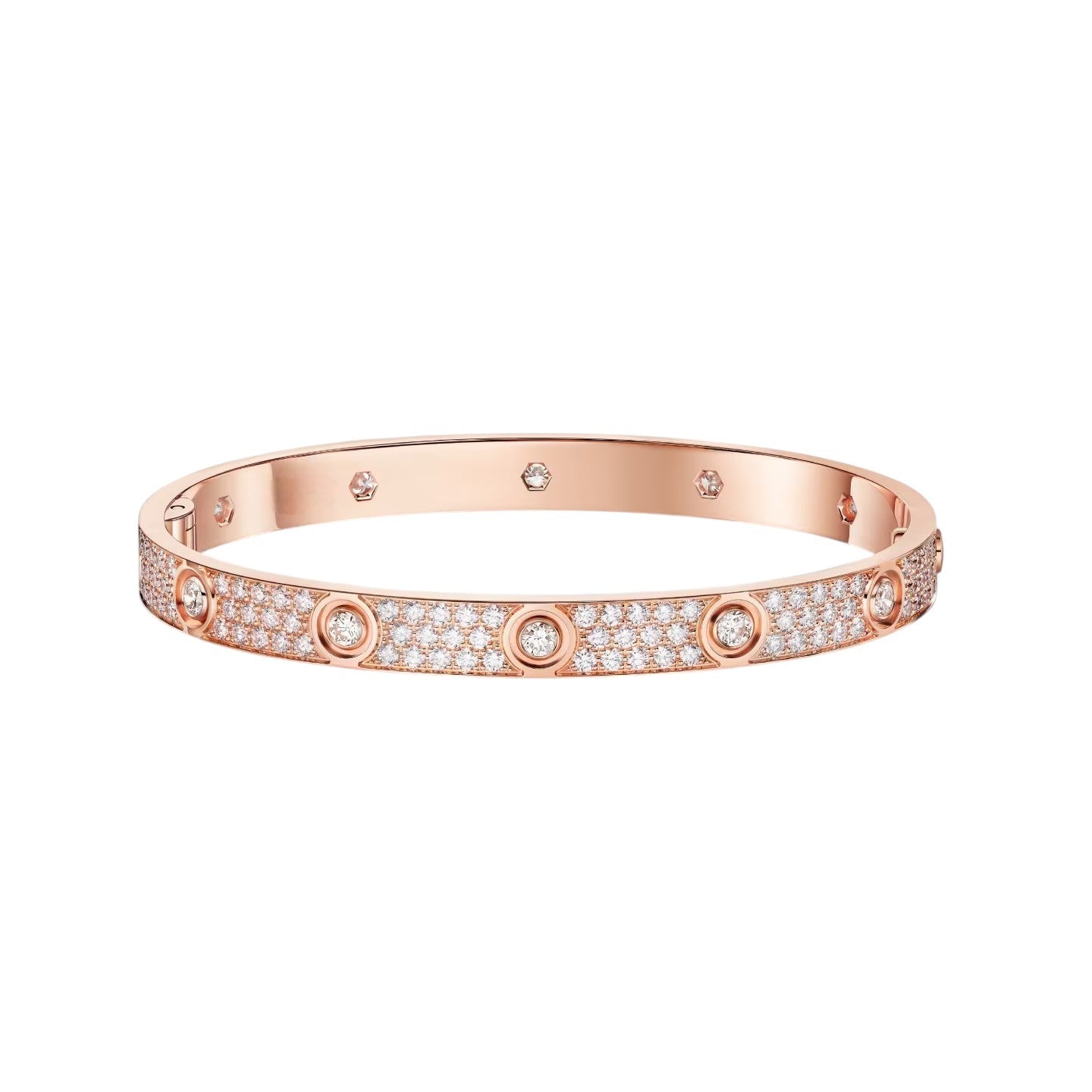 [Stars Jewelry]LOVE BRACELET 6.1MM DIAMOND-PAVED 10 BIG DIAMONDS