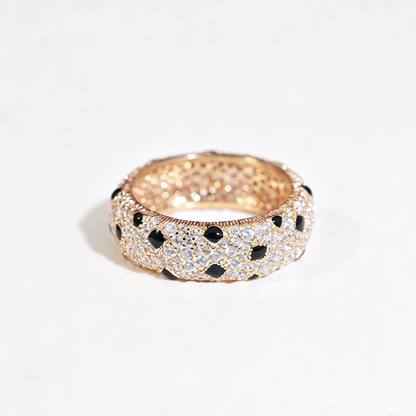 [Stars Jewelry]PANTHERE SPOTTED FULL DIAMOND RING
