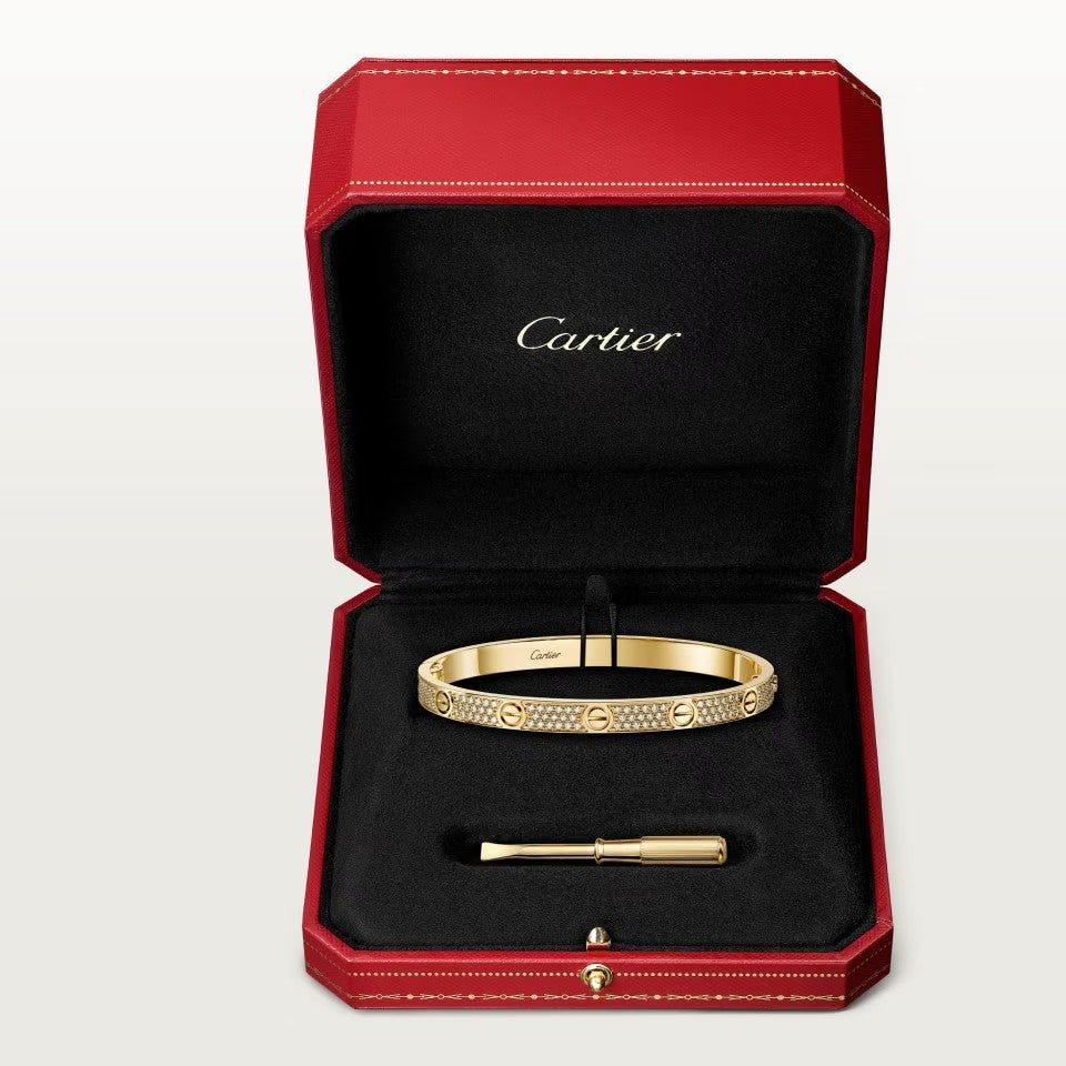 [Stars Jewelry]LOVE BRACELET 4.8MM DIAMOND-PAVED
