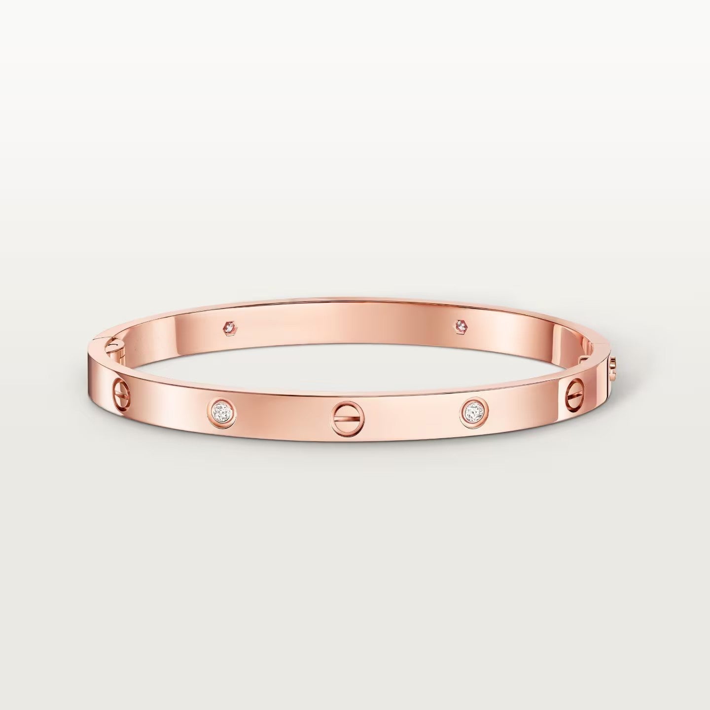 [Stars Jewelry]LOVE BRACELET 4.8MM 4 DIAMONDS