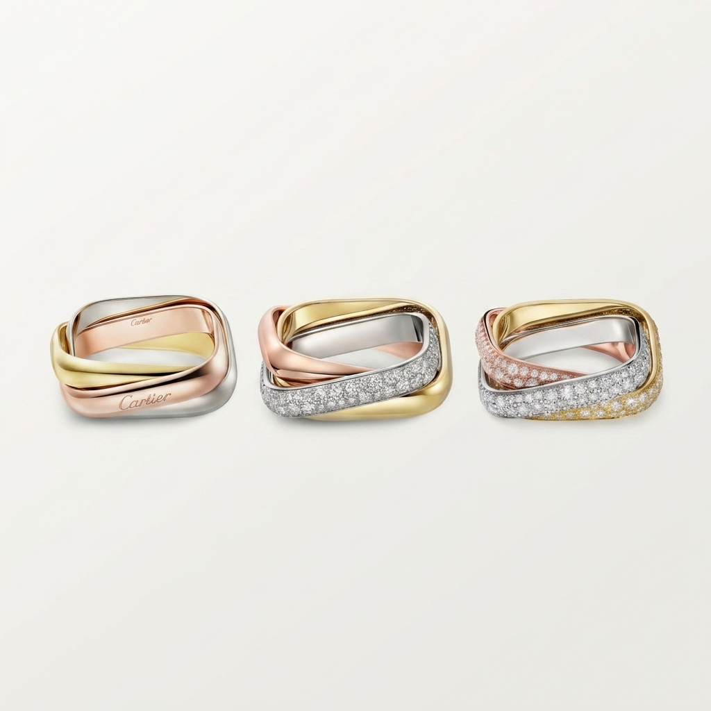 [Stars Jewelry]TRINITY 3.5MM CUSHION RING COLLECTION