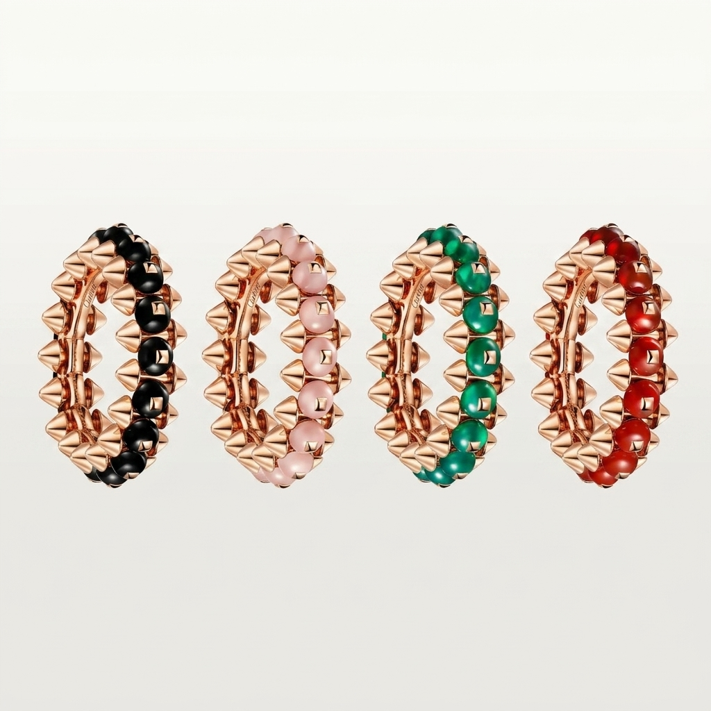[Stars Jewelry]CLASH 7.9MM AGATE CHALCEDONY RING