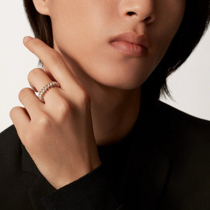 [Stars Jewelry]CLASH 6.4MM SMALL FULL DIAMOND RING