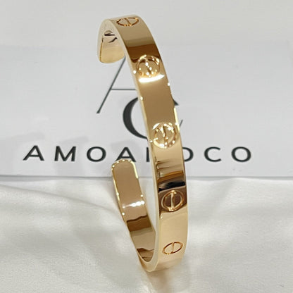 [Stars Jewelry]LOVE BRACELET 6.1MM OPEN CUFF