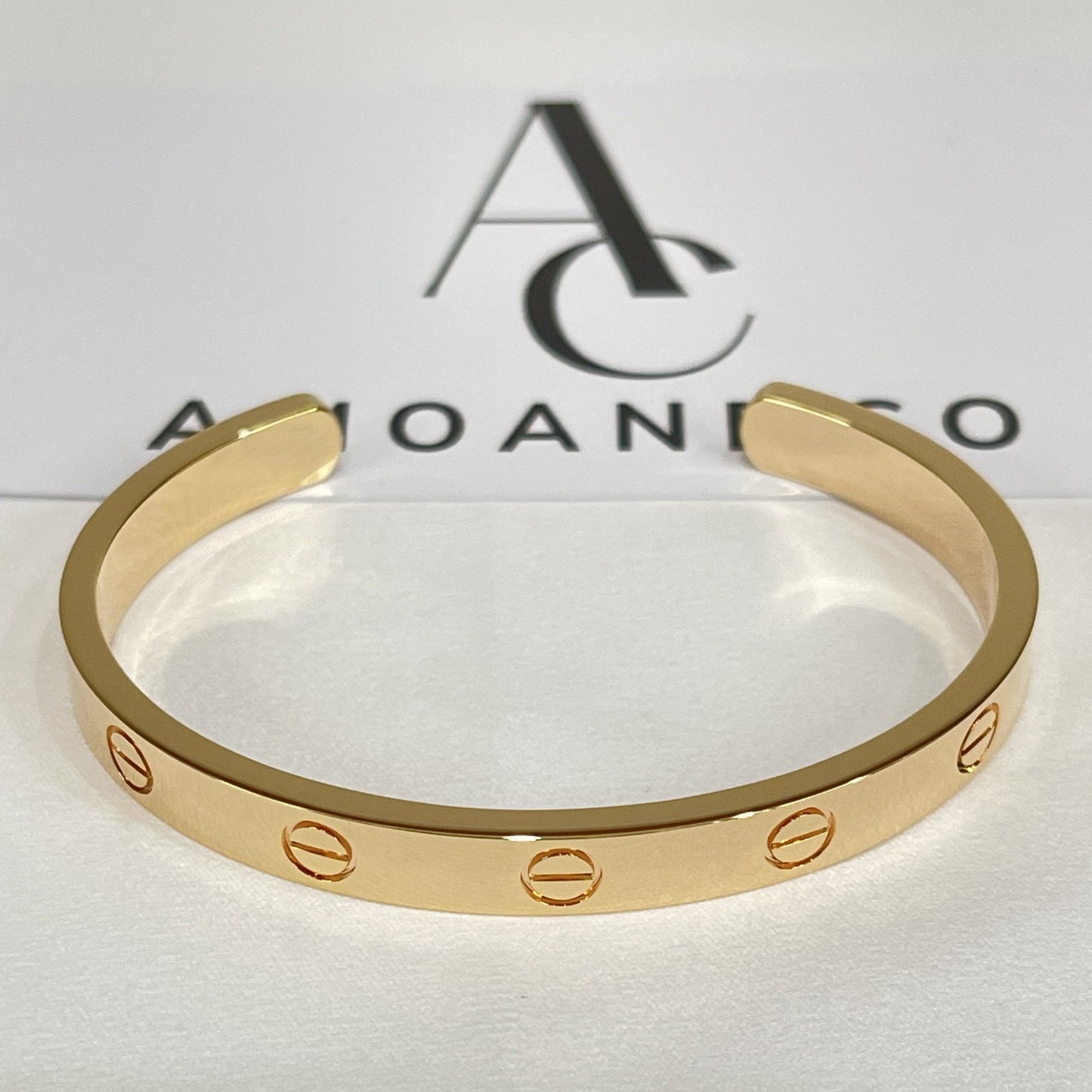 [Stars Jewelry]LOVE BRACELET 6.1MM OPEN CUFF