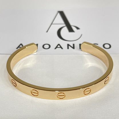 [Stars Jewelry]LOVE BRACELET 6.1MM OPEN CUFF