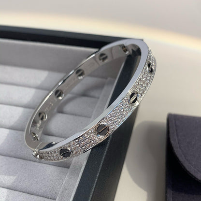 [Stars Jewelry]LOVE BRACELET 6.1MM DIAMOND-PAVED CERAMIC