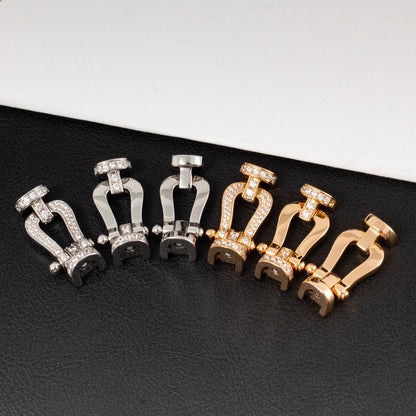 [Stars Jewelry]FORCE LARGE HORSESHOE HALF DIAMOND BRACELET SILVER