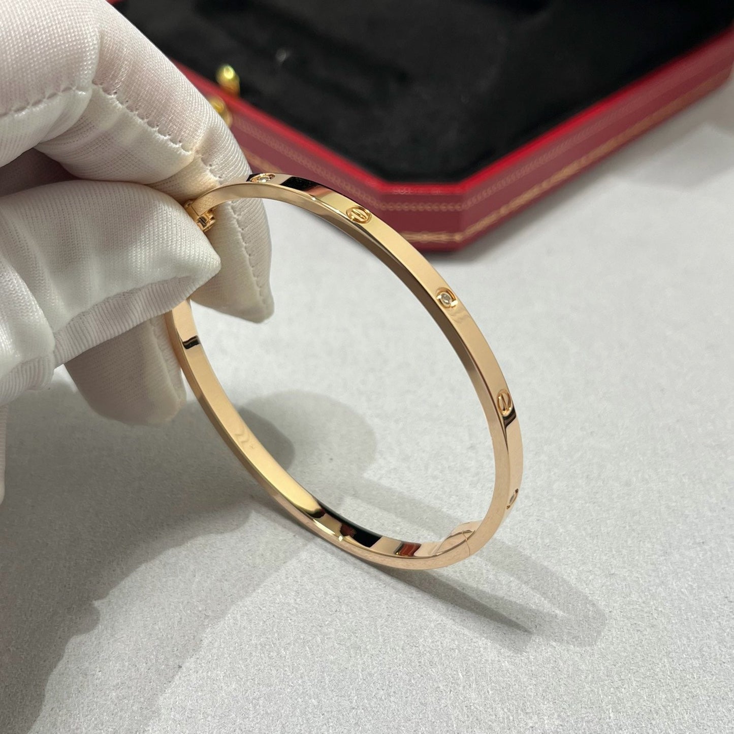 [Stars Jewelry]LOVE BRACELET 3.65MM 6 DIAMONDS
