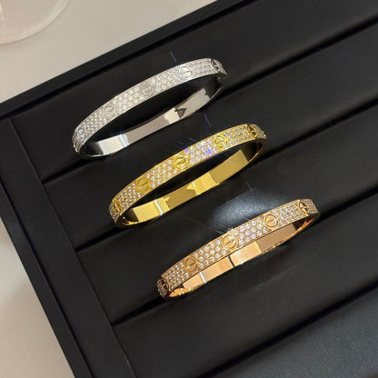 [Stars Jewelry]LOVE BRACELET 6.1MM DIAMOND-PAVED