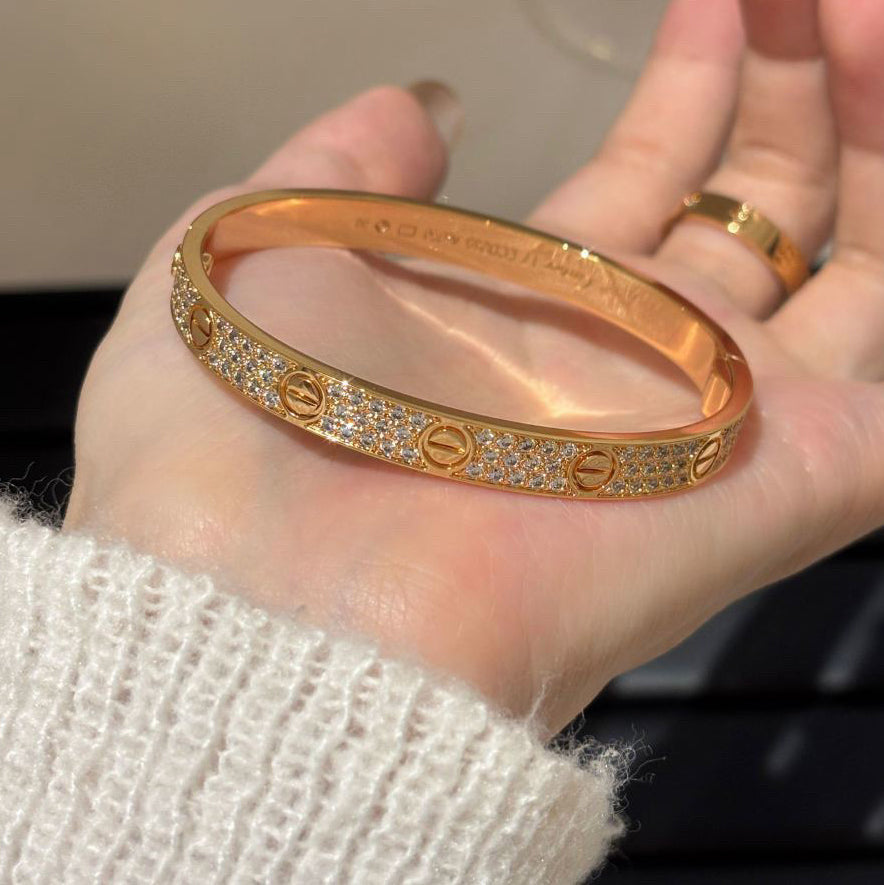 [Stars Jewelry]LOVE BRACELET 6.1MM DIAMOND-PAVED