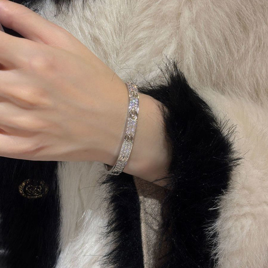 [Stars Jewelry]LOVE BRACELET 6.1MM DIAMOND-PAVED