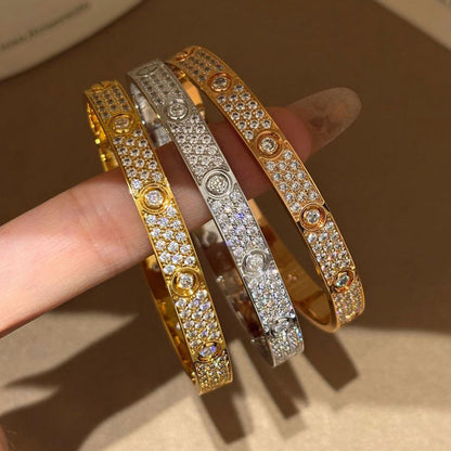 [Stars Jewelry]LOVE BRACELET 6.1MM DIAMOND-PAVED 10 BIG DIAMONDS