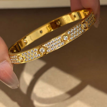 [Stars Jewelry]LOVE BRACELET 6.1MM DIAMOND-PAVED 10 BIG DIAMONDS