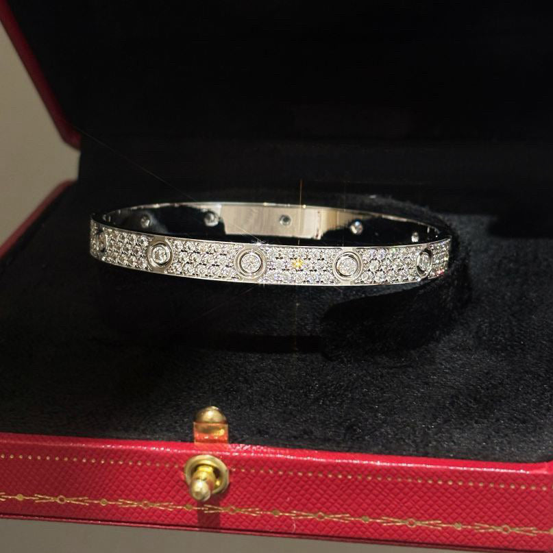 [Stars Jewelry]LOVE BRACELET 6.1MM DIAMOND-PAVED 10 BIG DIAMONDS