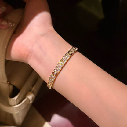 [Stars Jewelry]LOVE BRACELET 6.1MM DIAMOND-PAVED 10 BIG DIAMONDS