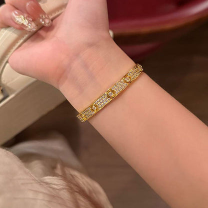 [Stars Jewelry]LOVE BRACELET 6.1MM DIAMOND-PAVED 10 BIG DIAMONDS