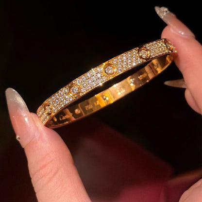 [Stars Jewelry]LOVE BRACELET 6.1MM DIAMOND-PAVED 10 BIG DIAMONDS