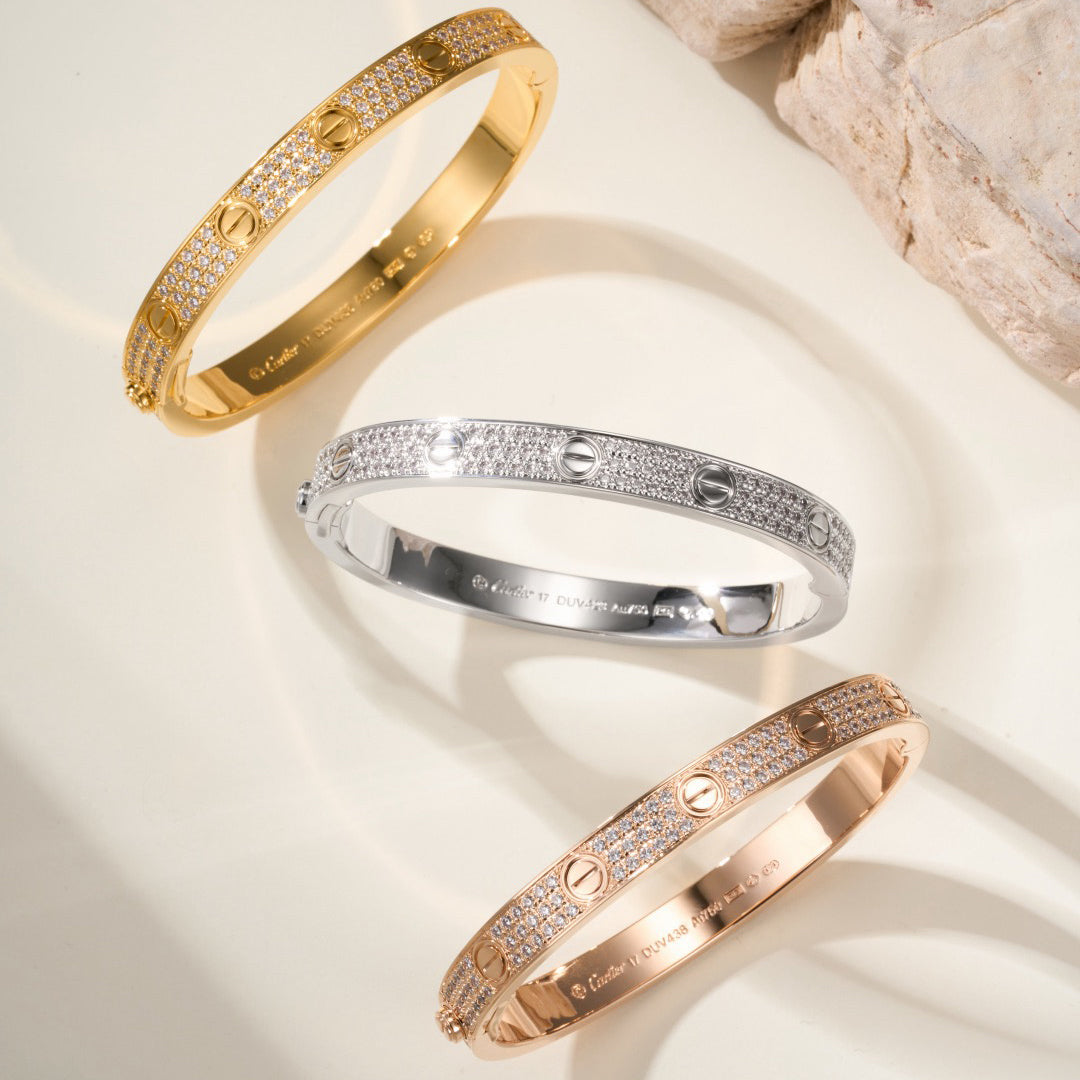 [Stars Jewelry]LOVE BRACELET 6.1MM DIAMOND-PAVED