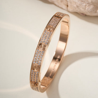 [Stars Jewelry]LOVE BRACELET 6.1MM DIAMOND-PAVED