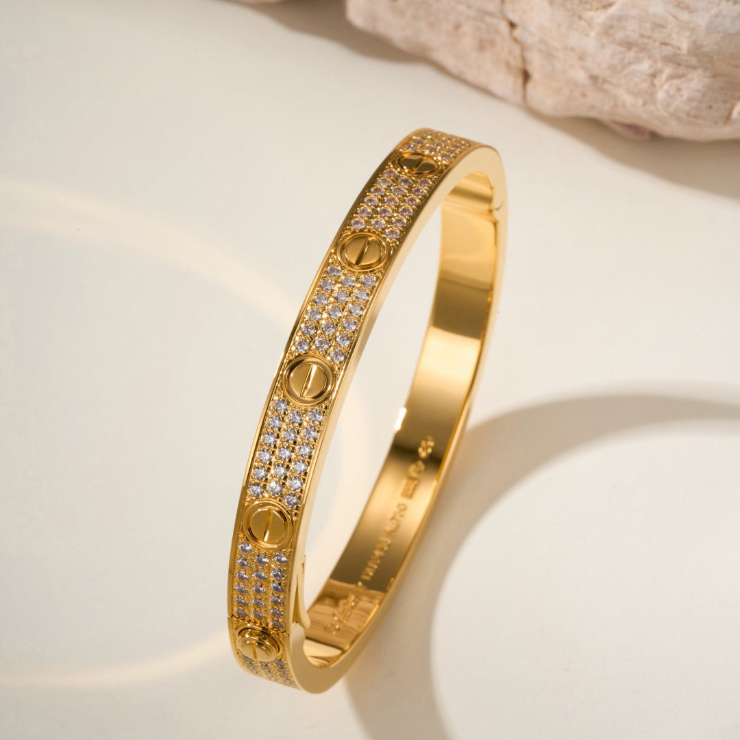 [Stars Jewelry]LOVE BRACELET 6.1MM DIAMOND-PAVED