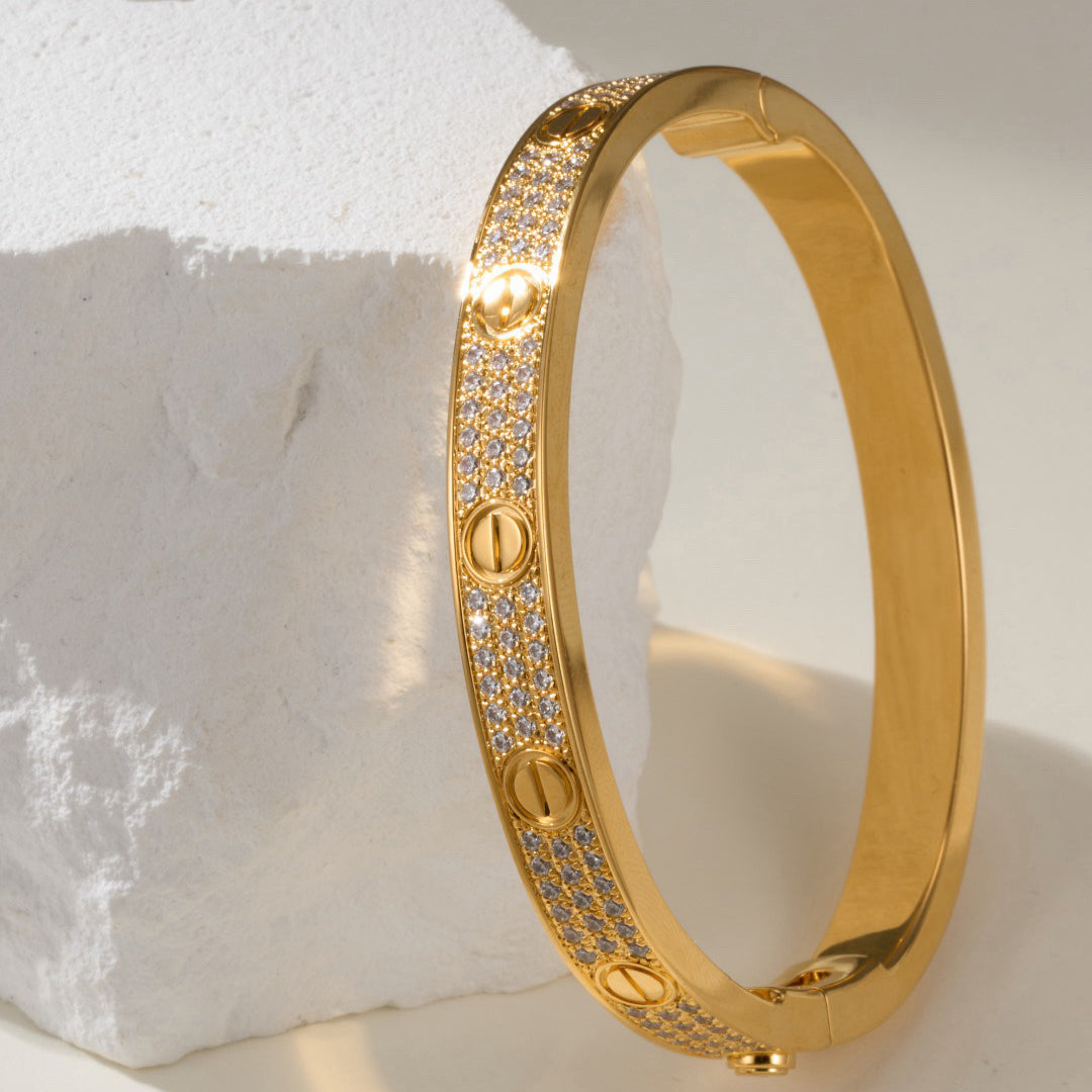 [Stars Jewelry]LOVE BRACELET 6.1MM DIAMOND-PAVED