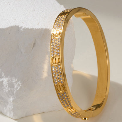 [Stars Jewelry]LOVE BRACELET 6.1MM DIAMOND-PAVED