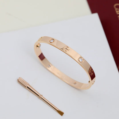 [Stars Jewelry]LOVE BRACELET 6.1MM 4 DIAMONDS