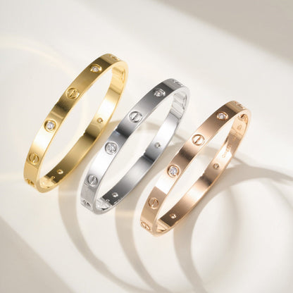 [Stars Jewelry]LOVE BRACELET 6.1MM 4 DIAMONDS