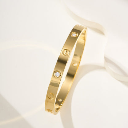 [Stars Jewelry]LOVE BRACELET 6.1MM 4 DIAMONDS