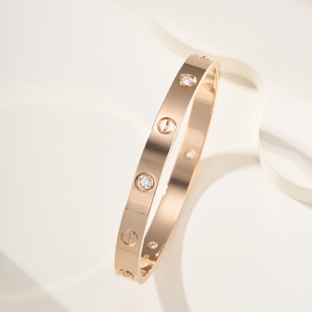 [Stars Jewelry]LOVE BRACELET 6.1MM 4 DIAMONDS