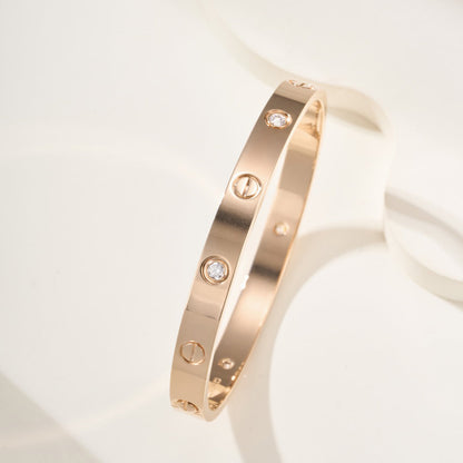 [Stars Jewelry]LOVE BRACELET 6.1MM 4 DIAMONDS