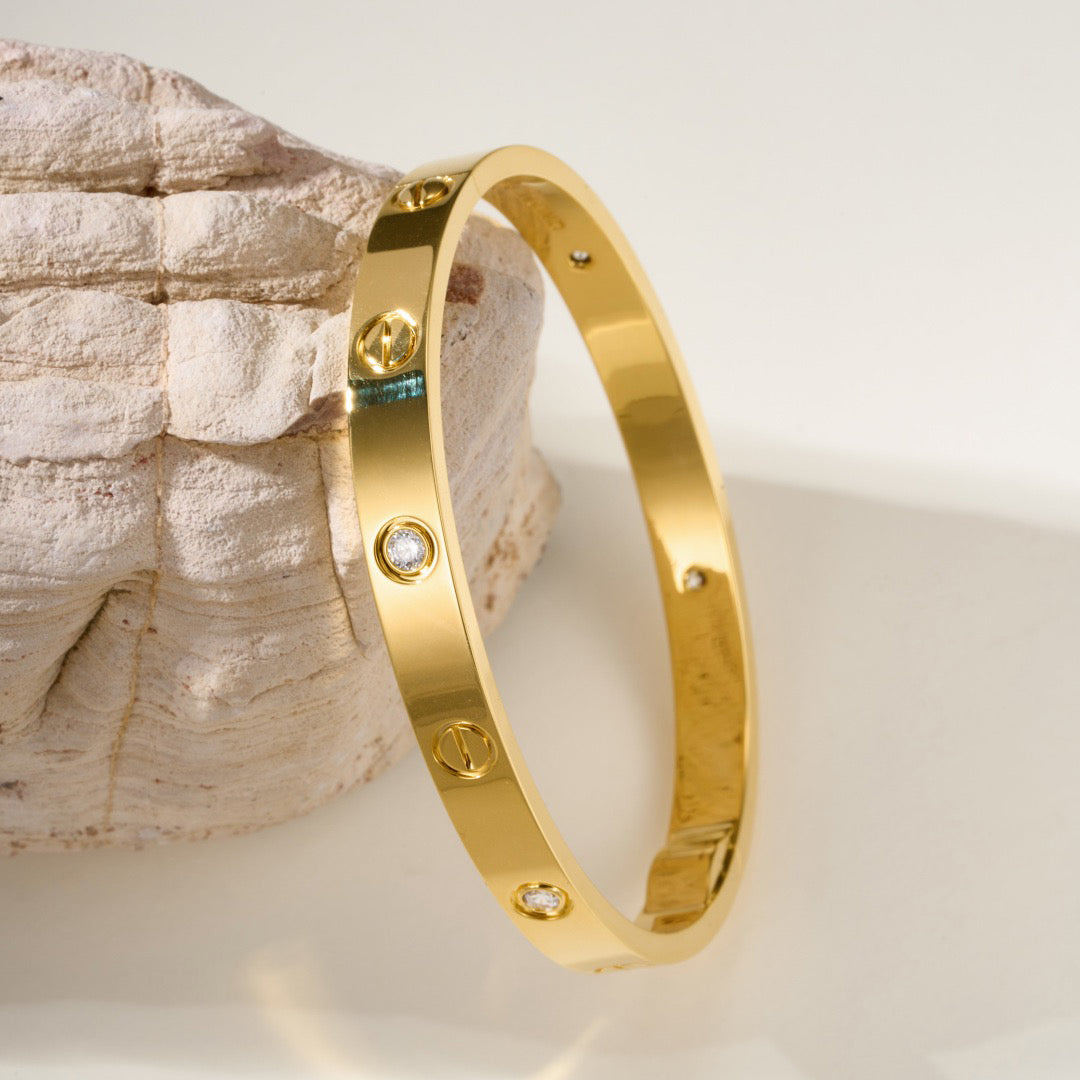 [Stars Jewelry]LOVE BRACELET 6.1MM 4 DIAMONDS