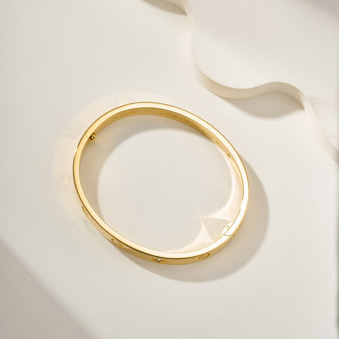 [Stars Jewelry]LOVE BRACELET 6.1MM 4 DIAMONDS