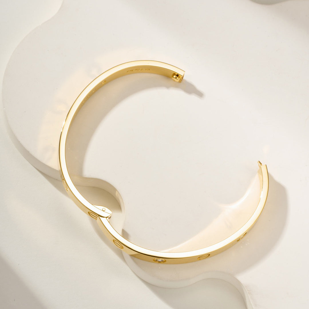 [Stars Jewelry]LOVE BRACELET 6.1MM 4 DIAMONDS