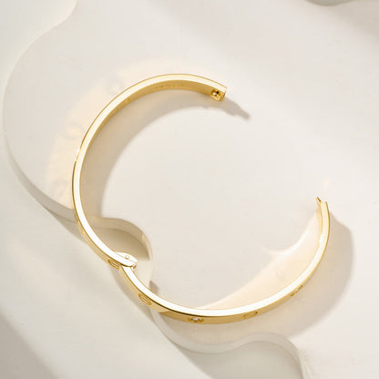 [Stars Jewelry]LOVE BRACELET 6.1MM 4 DIAMONDS