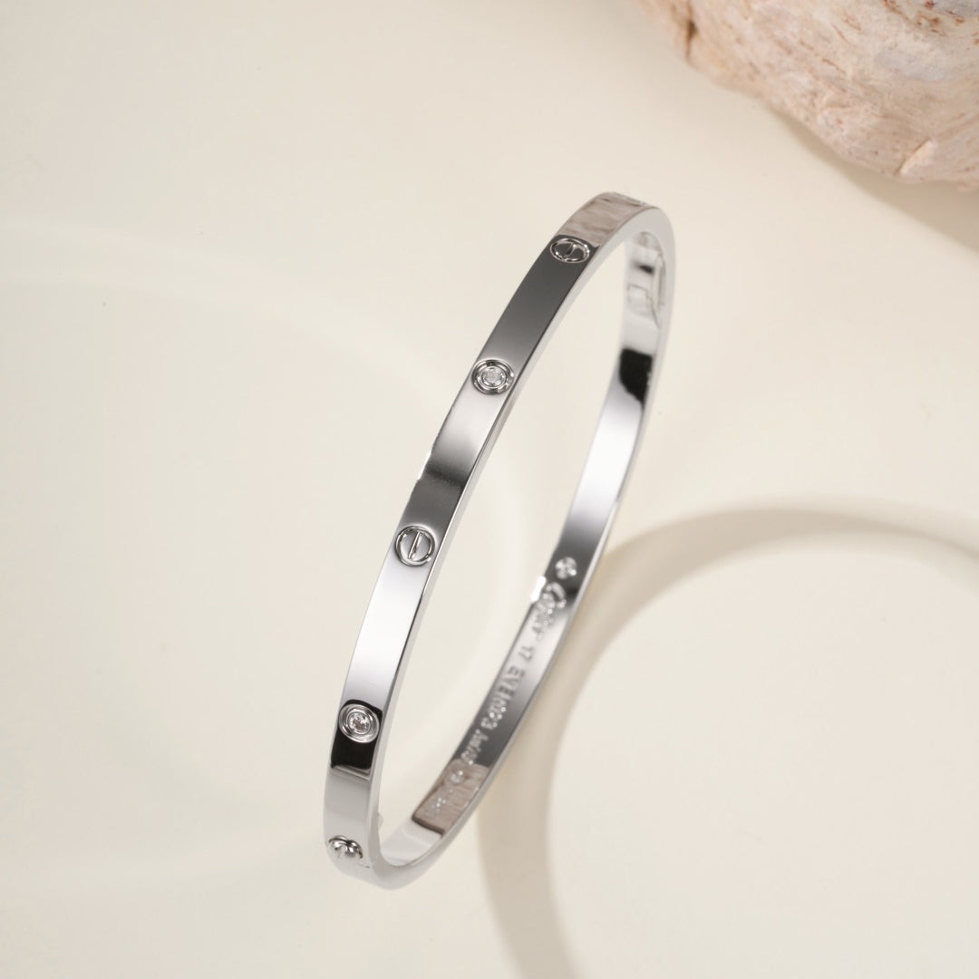 [Stars Jewelry]LOVE BRACELET 3.65MM 6 DIAMONDS
