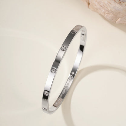 [Stars Jewelry]LOVE BRACELET 3.65MM 6 DIAMONDS