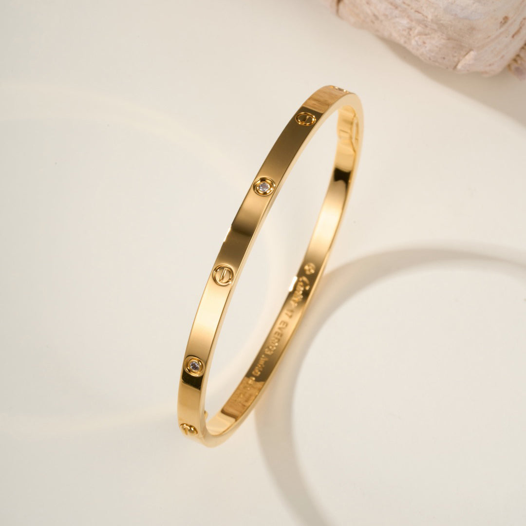 [Stars Jewelry]LOVE BRACELET 3.65MM 6 DIAMONDS