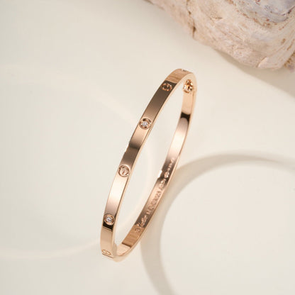 [Stars Jewelry]LOVE BRACELET 3.65MM 6 DIAMONDS
