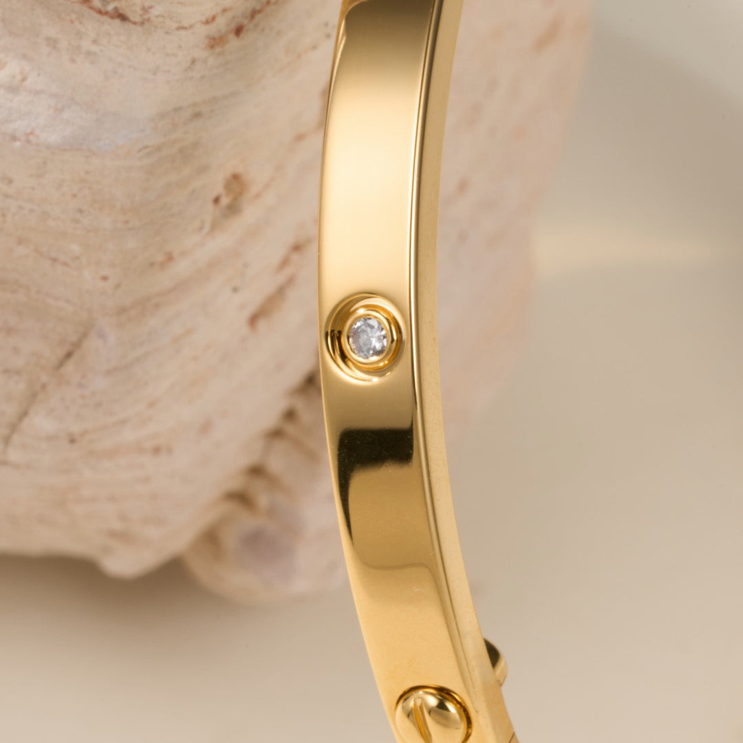 [Stars Jewelry]LOVE BRACELET 3.65MM 6 DIAMONDS
