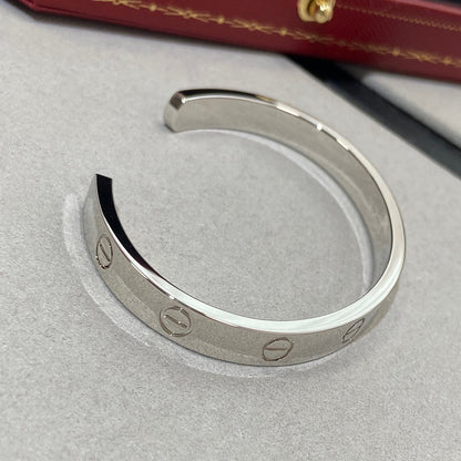 [Stars Jewelry]LOVE BRACELET 6.1MM 1 DIAMOND OPEN CUFF