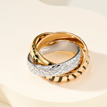 [Stars Jewelry]TRINITY  RING LEOPARD PRINT
